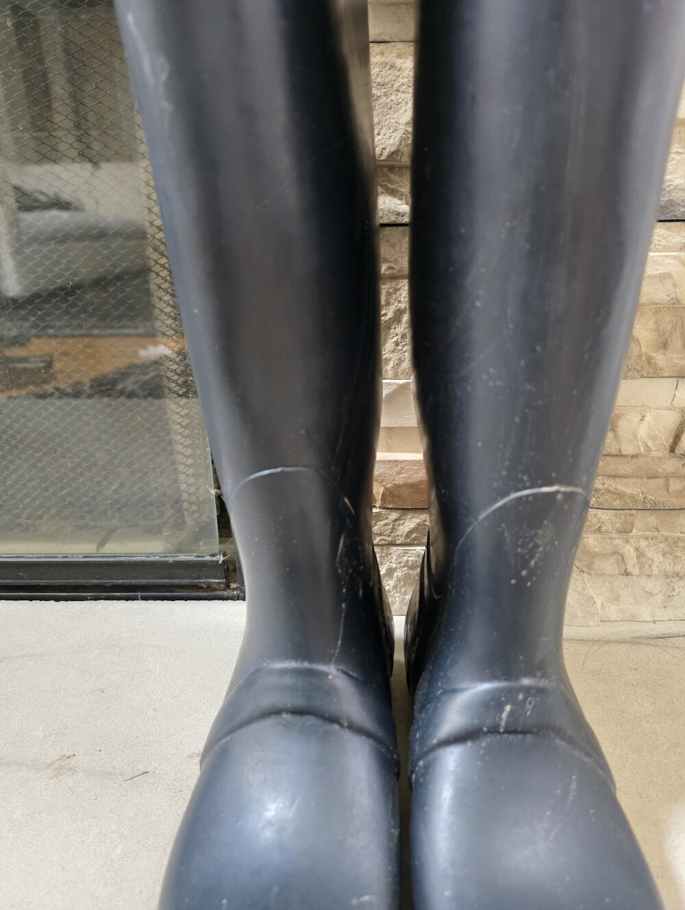 Hunter Women's Original Tall Rain Boots Black Knee High 7M/8F - Picture 5 of 13